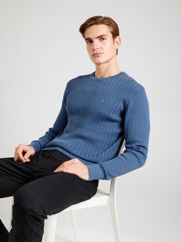 Pull-over TOMMY HILFIGER en bleu : devant