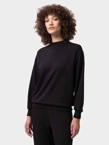 Sweat-shirt 'TOMMI' Les Lunes en noir : devant