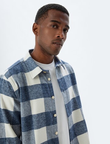 Koton Regular Fit Hemd in Blau