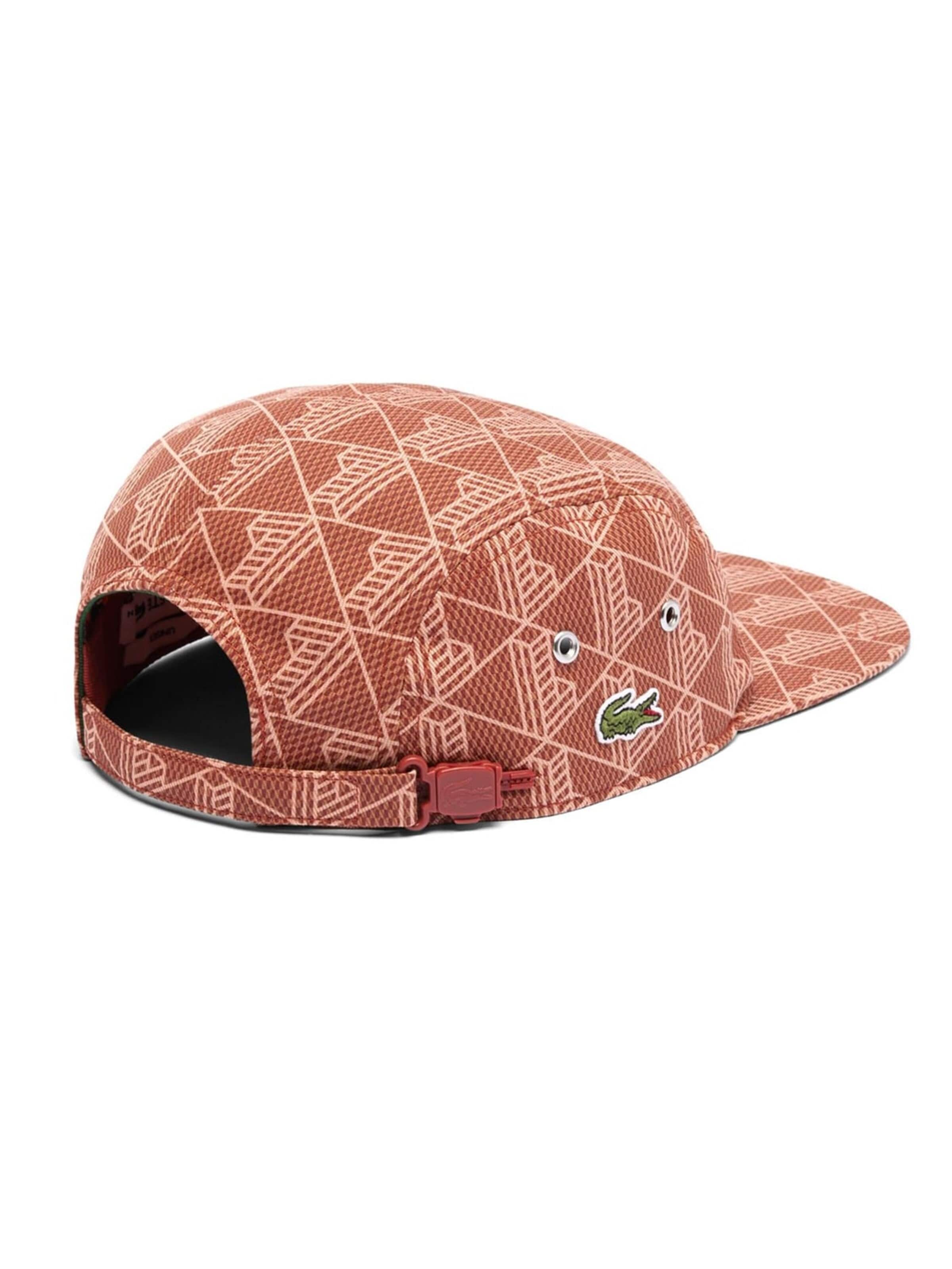LACOSTE Hoed 'Cappellino HHI Brown Hat' in Bruin