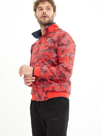 SCR. Between-Season Jacket 'HEDRO' in Red: front