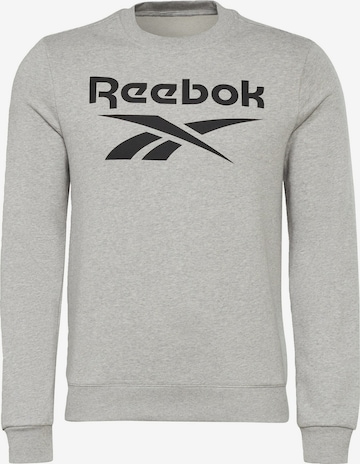 Reebok Sport Sports sweatshirt in Grey: front