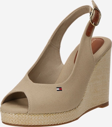 Sandales TOMMY HILFIGER en beige : devant