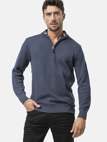Pull-over 'CP290' CIPO & BAXX en bleu : devant