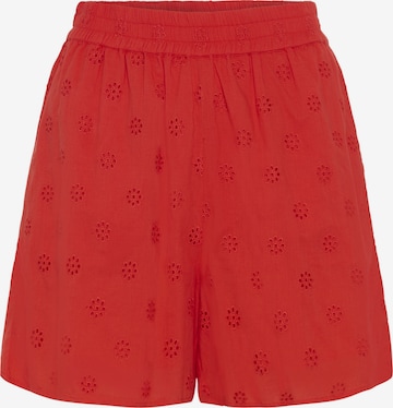 Loosefit Pantalon 'KAFiona' Kaffe en rouge : devant