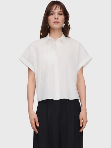 balta Adolfo Dominguez Palaidinė: priekis