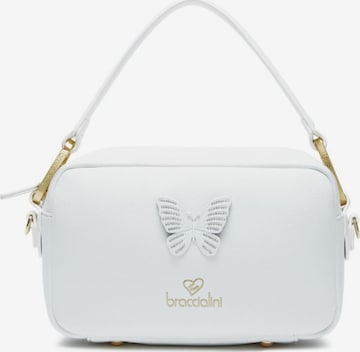 Borsa a tracolla 'Jinny Mix' di Braccialini in bianco: frontale