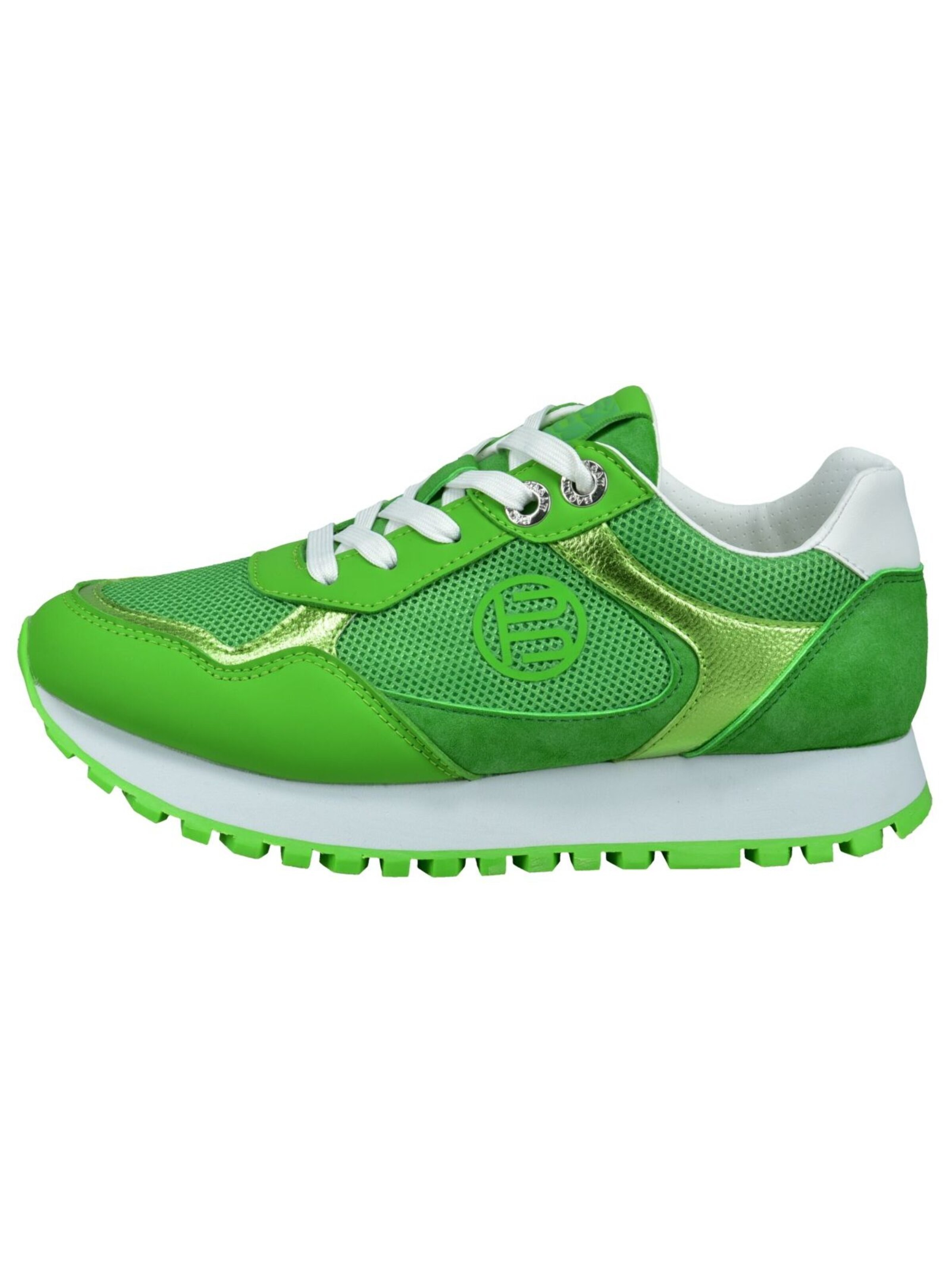 TT. BAGATT Platform trainers 'Siena A6L16' in Green: front