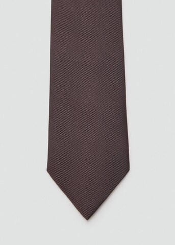 MANGO MAN Tie 'Basic8' in Brown