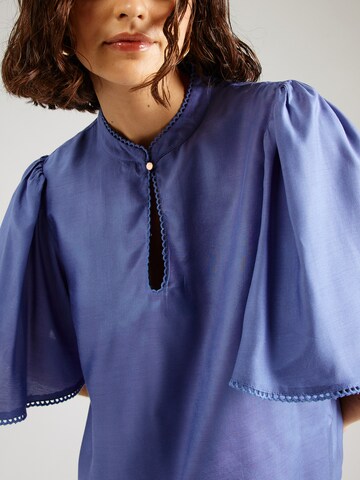 VILA Blouse in Blauw