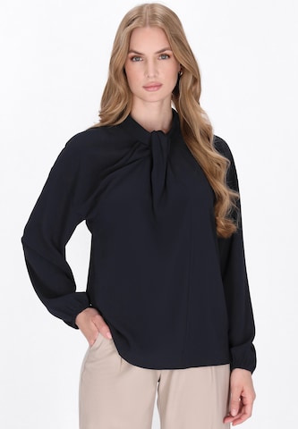 DreiMaster Klassik Blouse in Blue: front