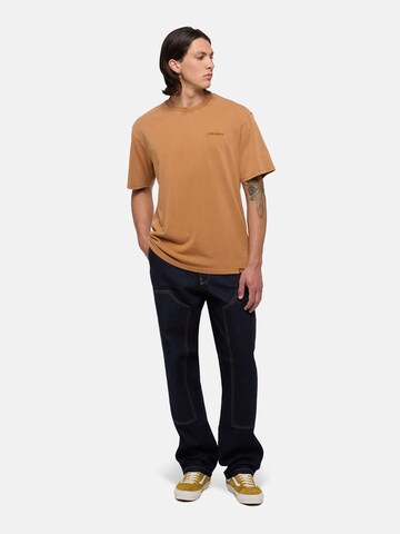 DICKIES Футболка 'PLENTYWOOD' в Коричневый