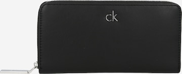 melns Calvin Klein Naudas maks 'DAILY': no priekšpuses