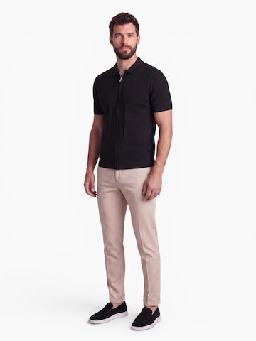 INSPR Shirt 'Lucian Zip'‌‌‌‌‌‌‌‌‌‌ in Schwarz