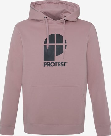 PROTEST Sweater 'CLASSIC LOGO HOODY' in Pink: front