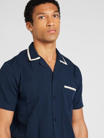 Lindbergh Regular fit Srajca | modra barva