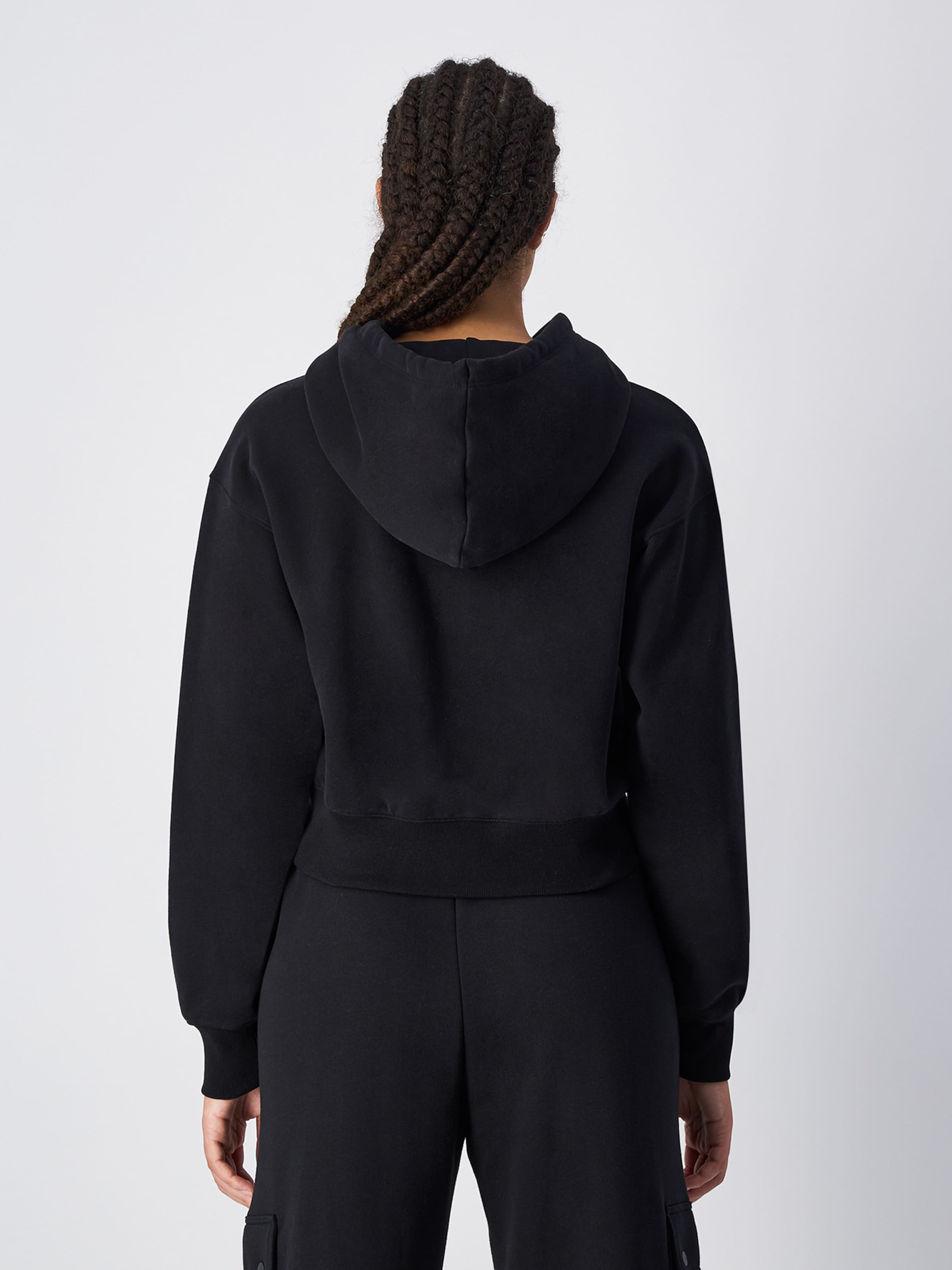Champion Authentic Athletic Apparel Sweat jacket in Black ABOUT YOU