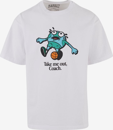 MARKET Shirt 'Personal Foul' in White: front