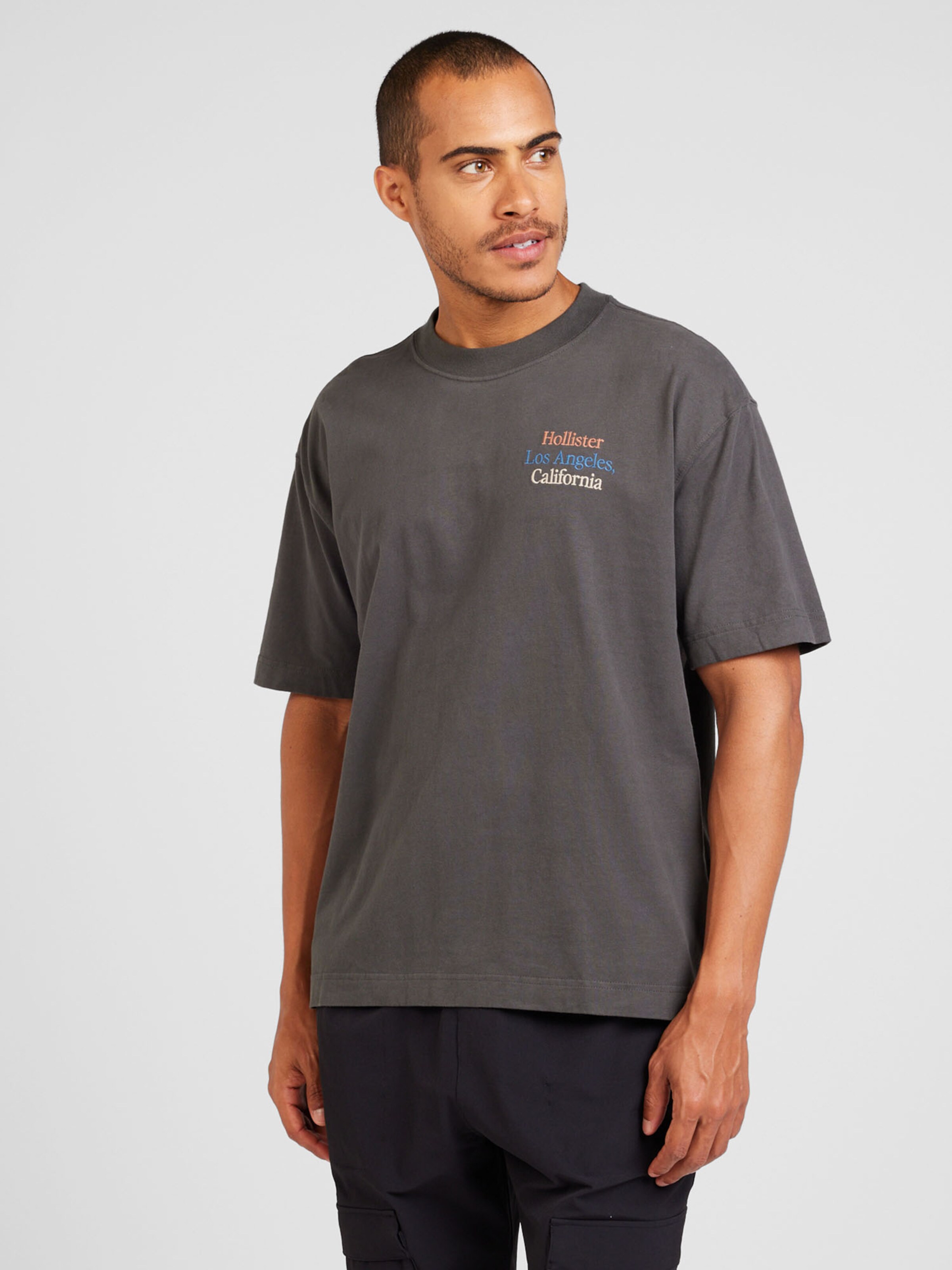 HOLLISTER T Shirt in Dunkelgrau ABOUT YOU