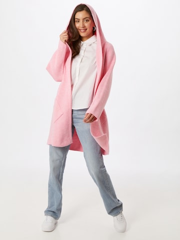 Zwillingsherz Lang cardigan 'Annabell' i pink