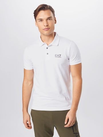 T-Shirt EA7 Emporio Armani en blanc : devant