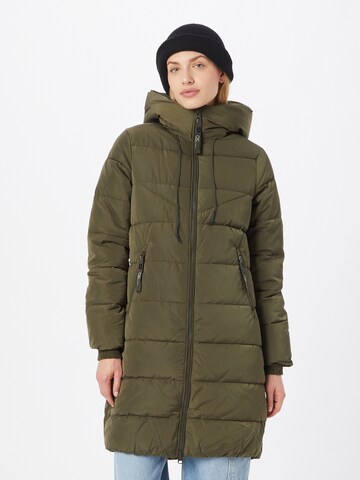 Manteau mi-saison QS en vert : devant