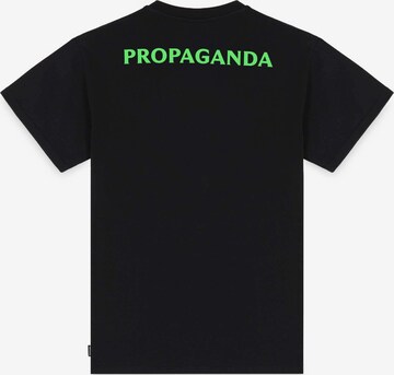 Propaganda Shirt 'Logo Fire' in Zwart