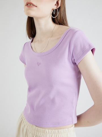 T-shirt 'TIME FOR' ROXY en violet