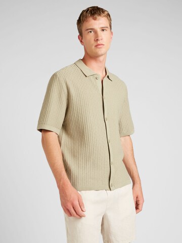 Vestes en maille Lindbergh en vert : devant