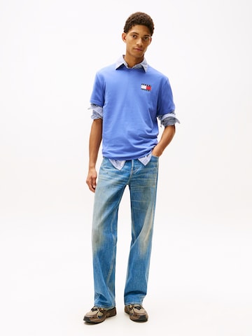 Tommy Jeans - Camisa 'ESSENTIAL' em azul