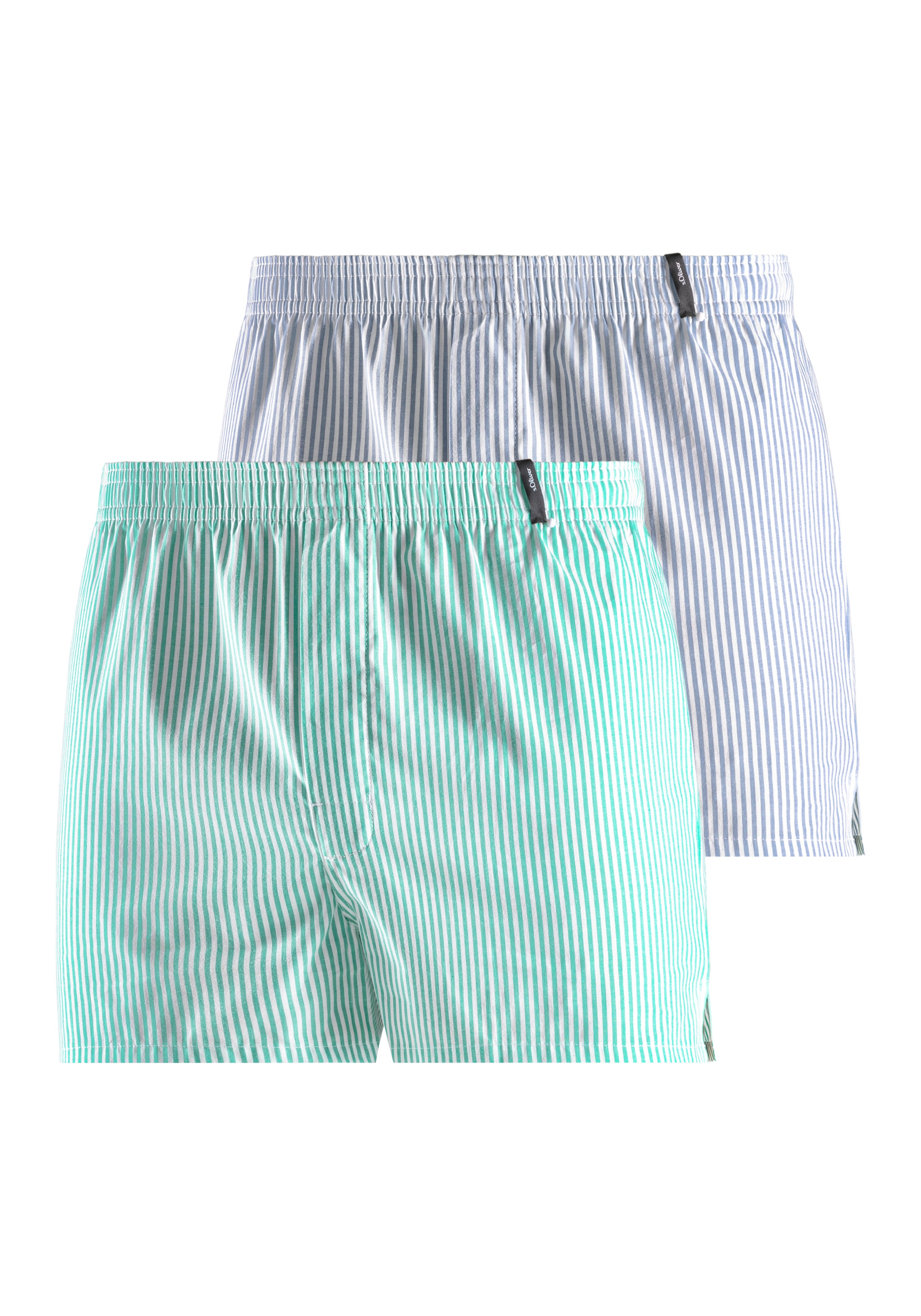 s.Oliver Boxer shorts in Blue: front