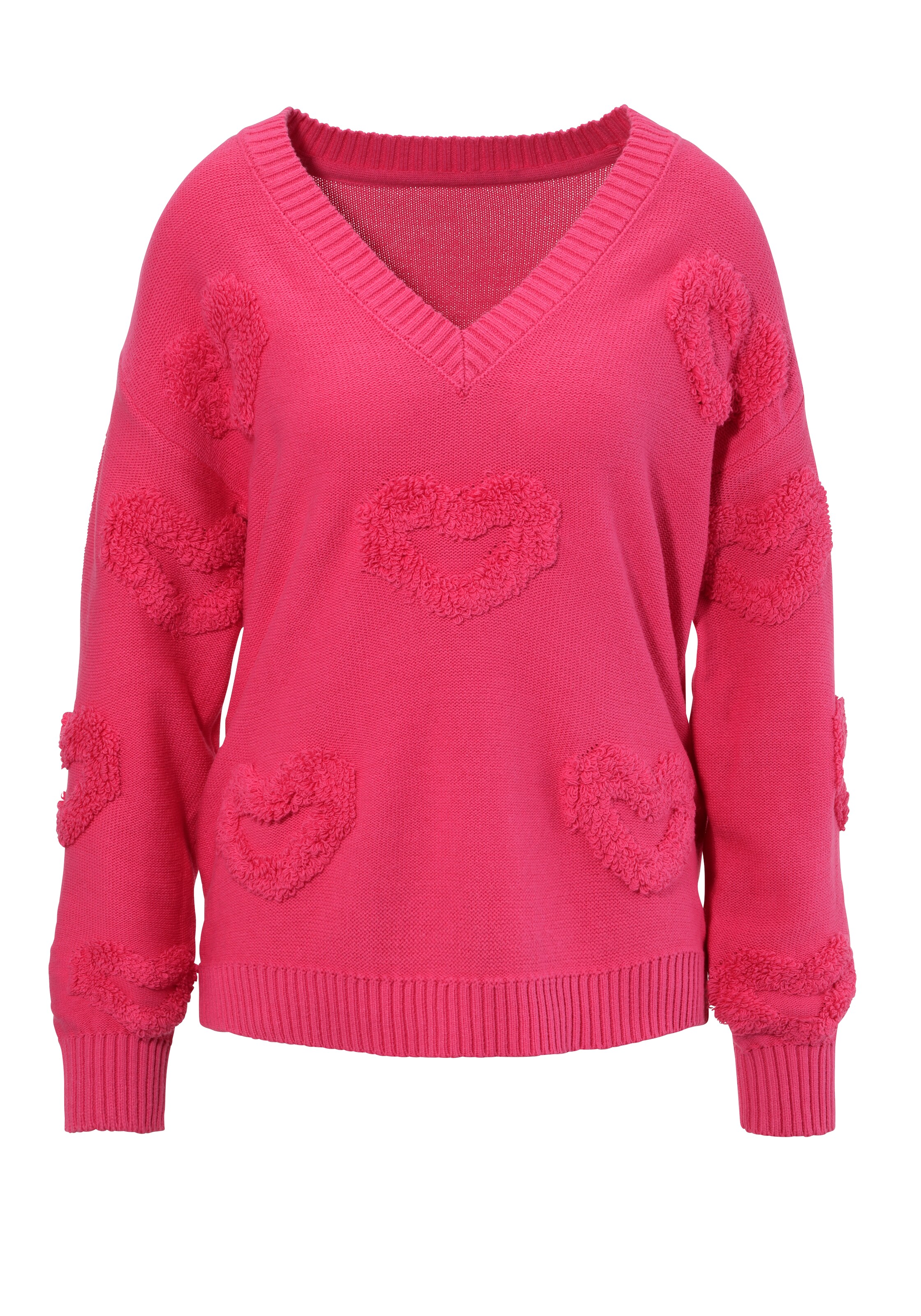 Aniston CASUAL Pullover in Pink: Vorderseite