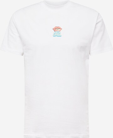 Santa Cruz T-Shirt 'Johnson Danger Zone 2' in Weiß: predná strana