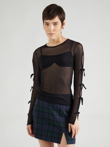 Monki Shirt in Zwart