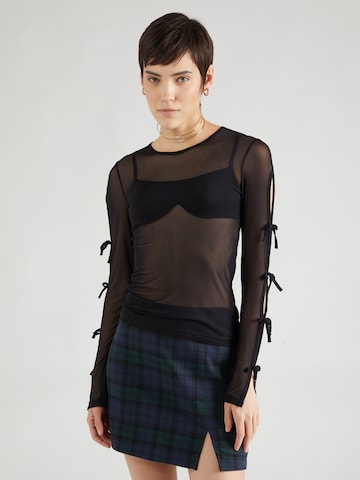 Monki Shirt in Zwart