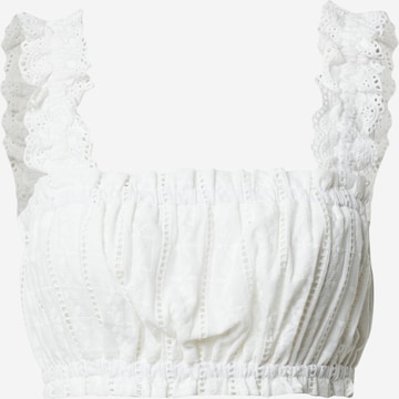 Top di GLAMOROUS in bianco: frontale