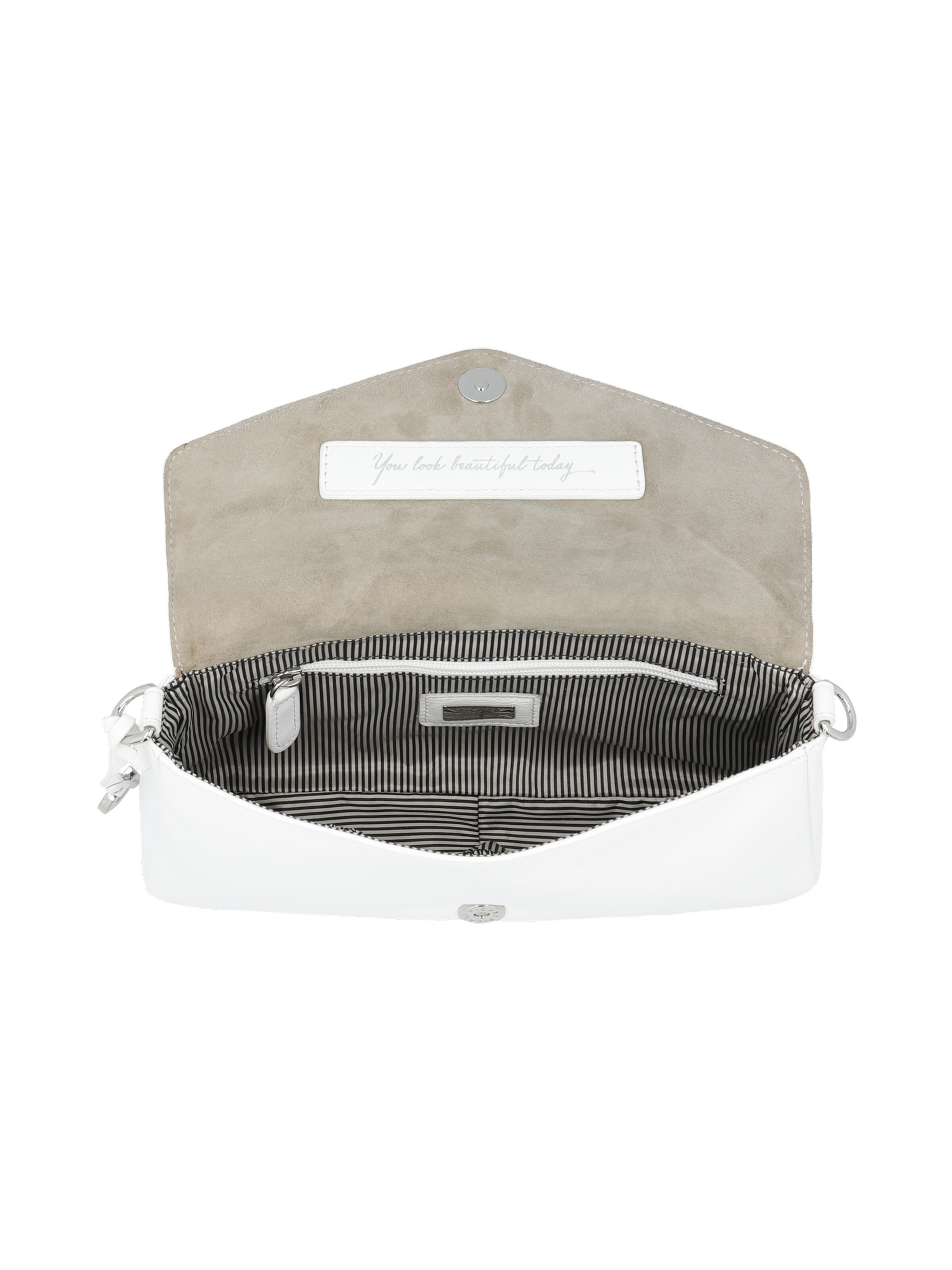 Pochette 'Giulia' Picard en blanc