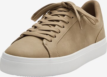 Sneaker bassa di Pull&Bear in marrone: frontale