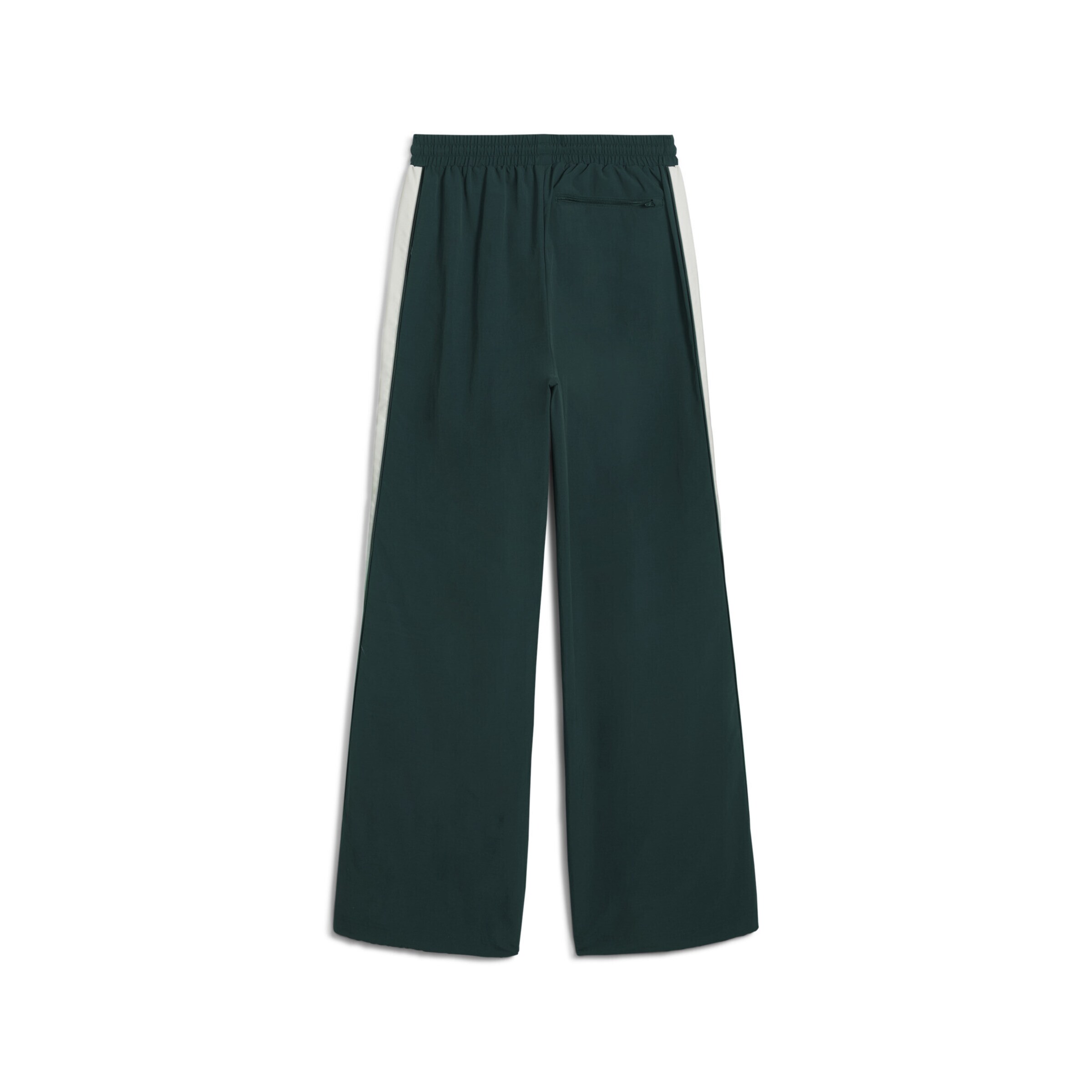 PUMA Wide Leg Sporthose 'T7' in Grün