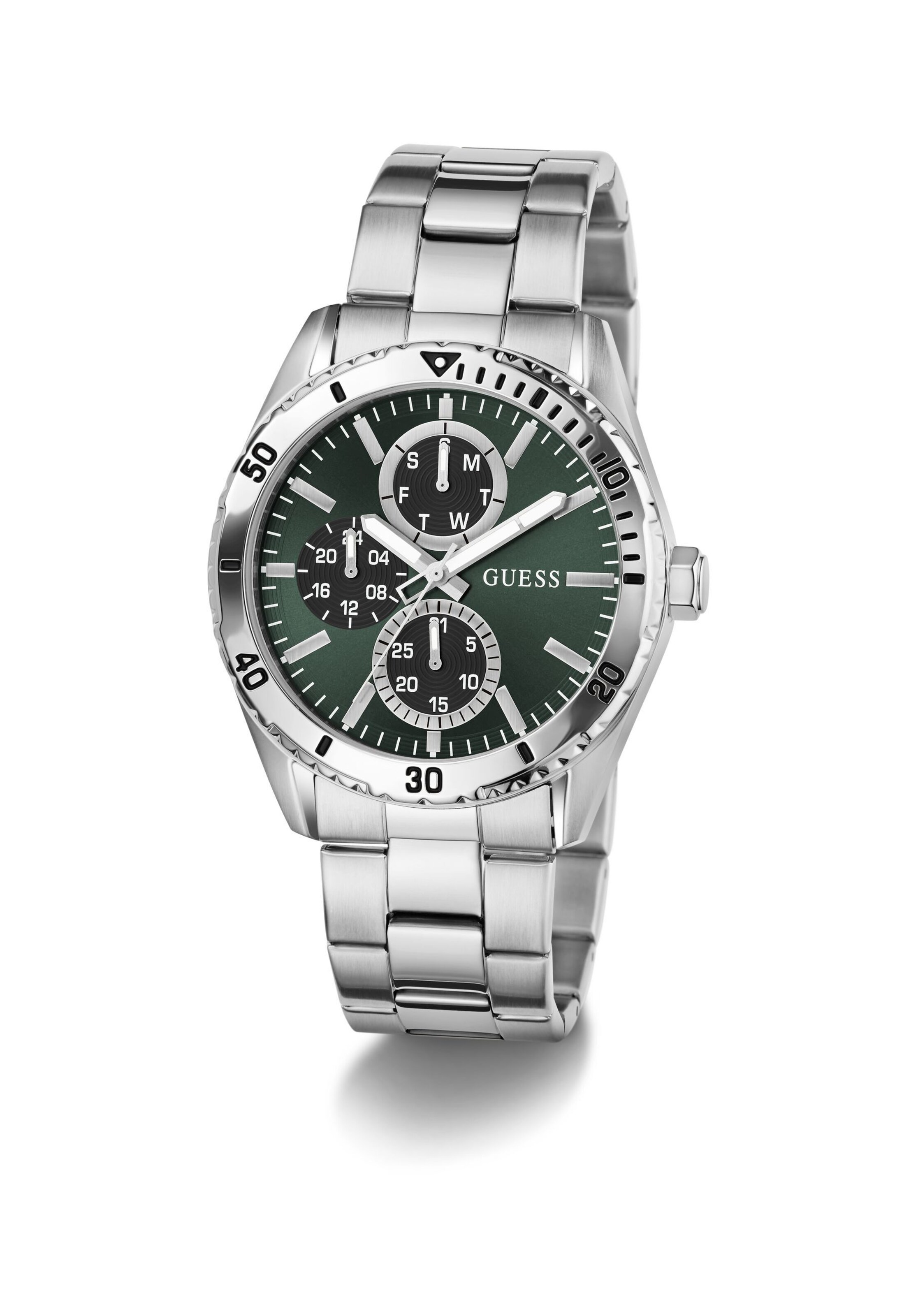 Orologio analogico 'VELOCITY' di GUESS in argento