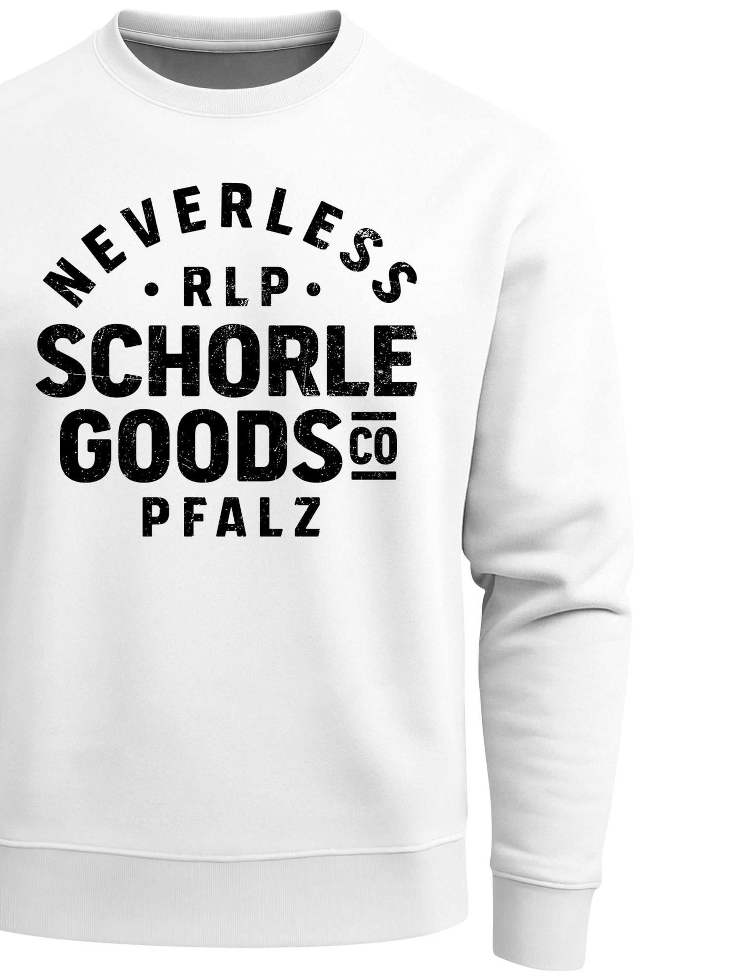 Neverless Sweatshirt 'Schorle' in White