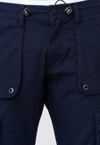 INDICODE JEANS Regular Hose 'Leonard' in Blau