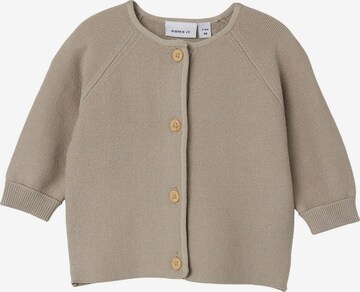 Cardigan NAME IT en gris : devant