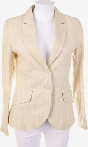 H&M Leinen-Blazer S in Weiß: predná strana