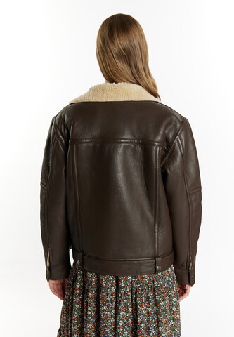 DreiMaster Vintage Between-season jacket 'Imane' in Brown