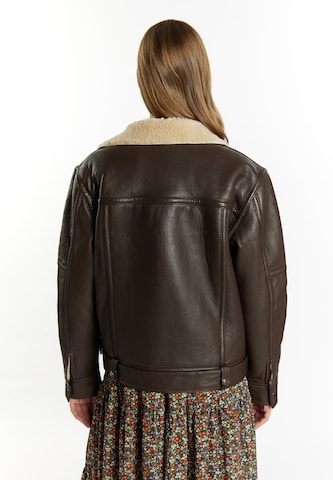 DreiMaster VintagePrijelazna jakna 'Imane' - smeđa boja