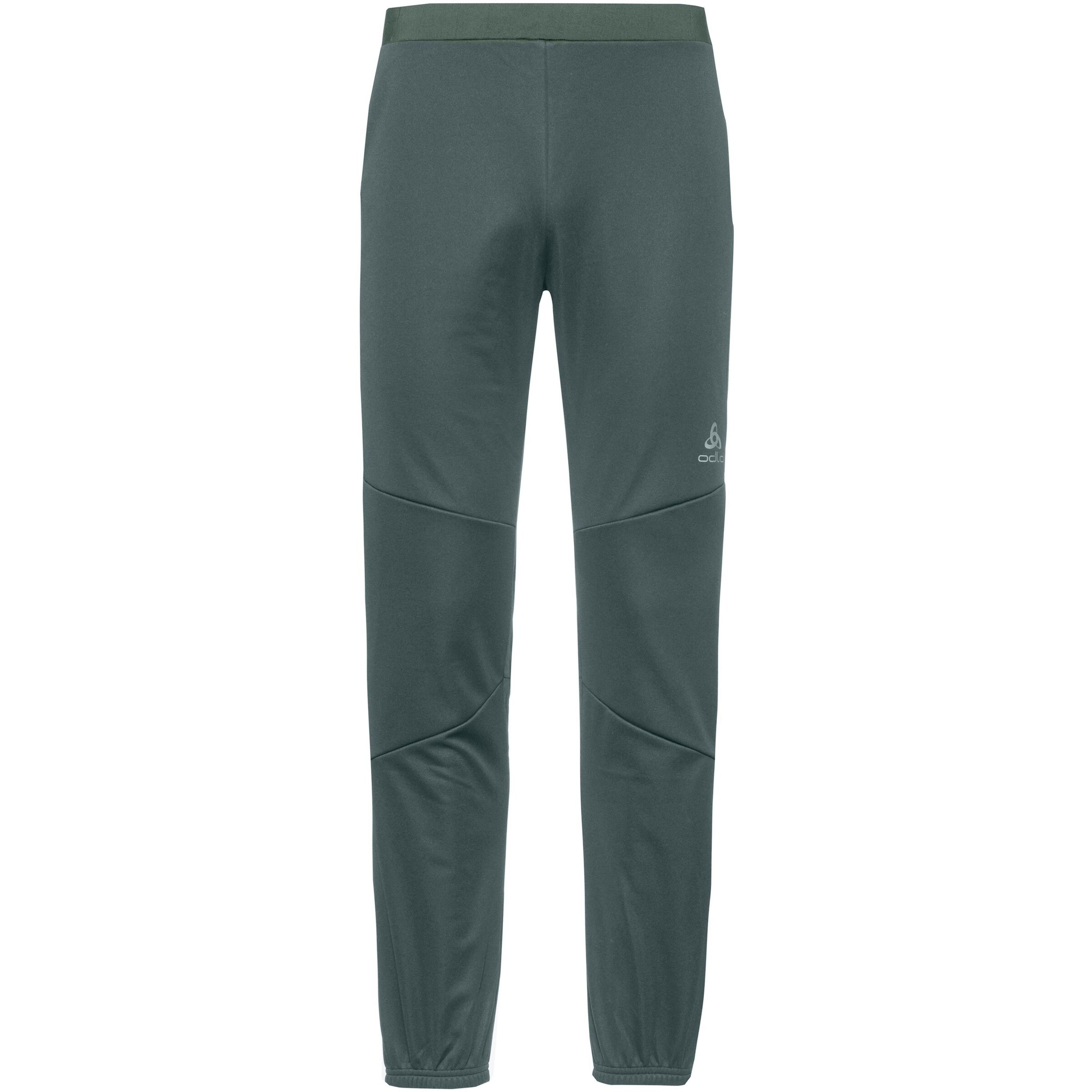 ODLO Regular Workout Pants 'Essential' in Green: front