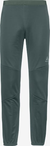 ODLO Regular Sporthose 'Essential' in Grün: Vorderseite