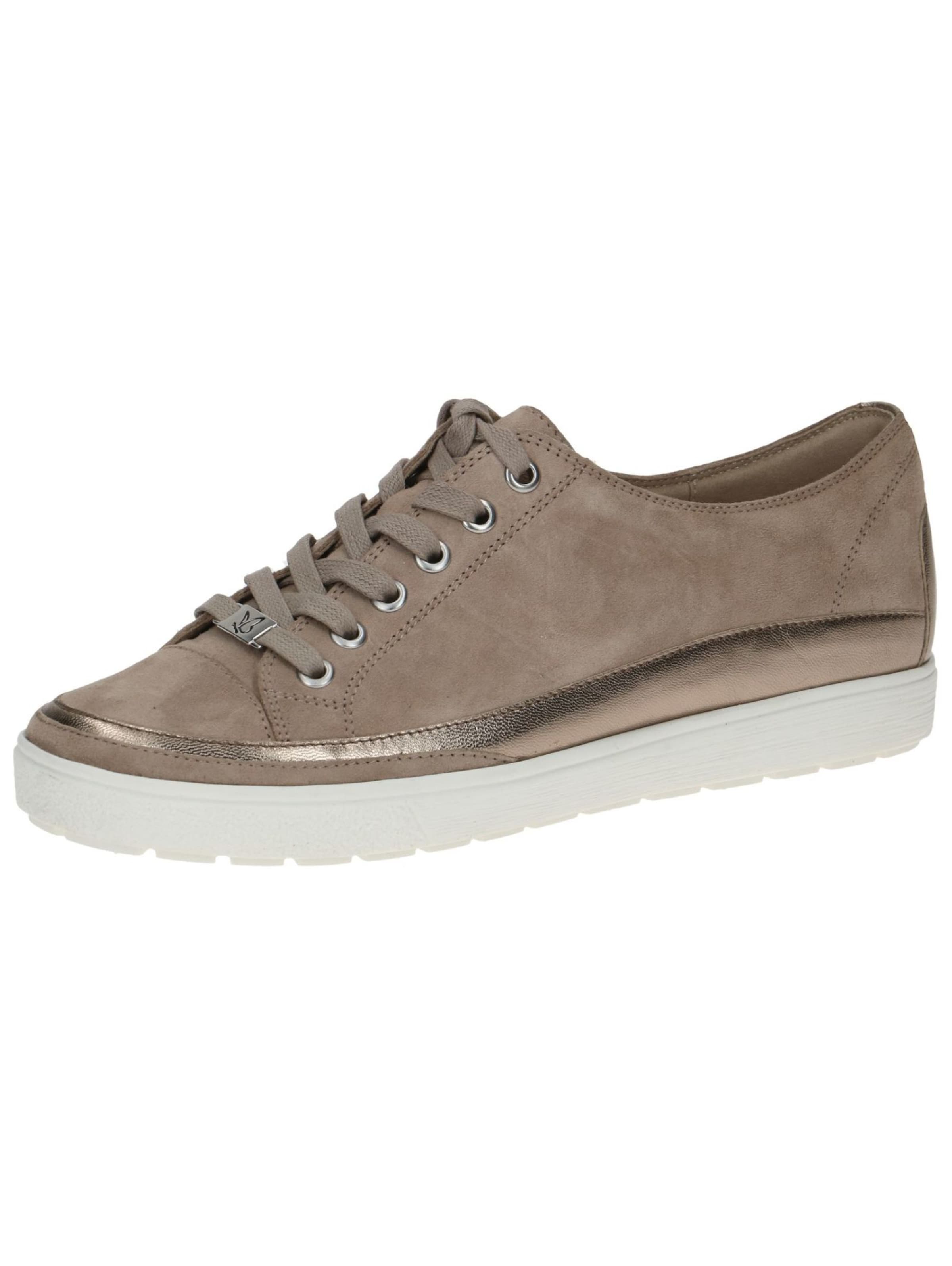 CAPRICE Sneakers laag in Bruin: voorkant