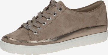 CAPRICE Sneakers laag in Bruin: voorkant